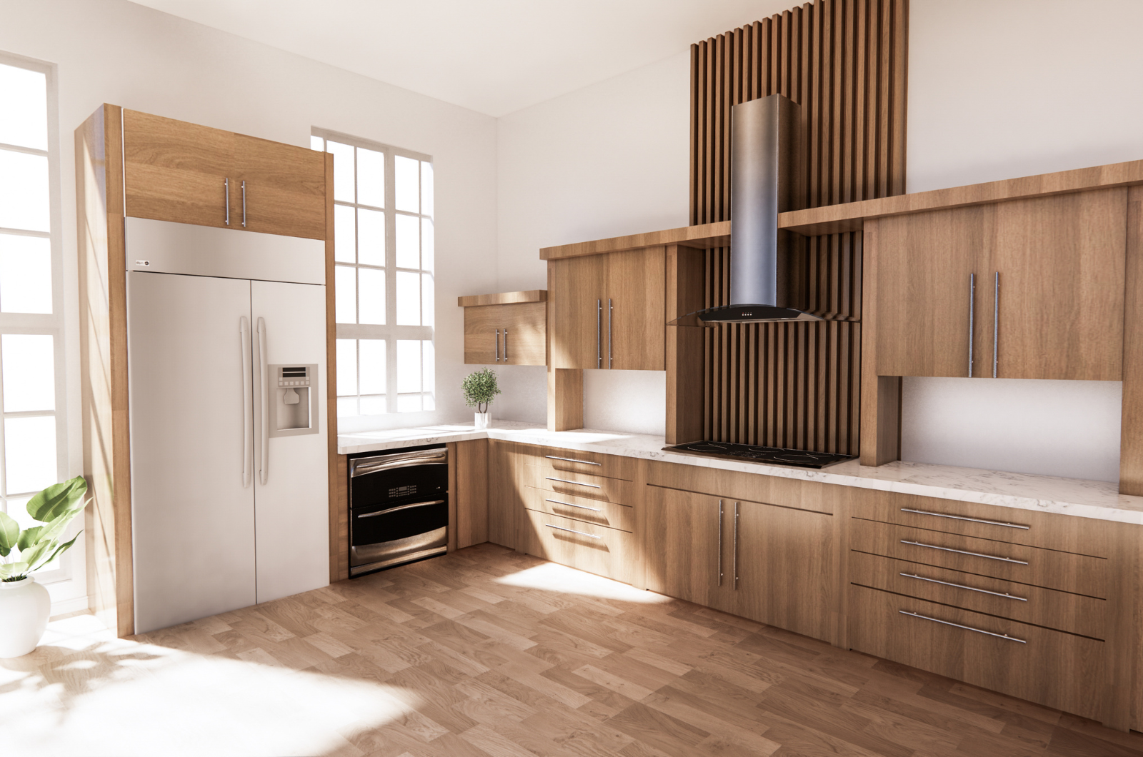 Cuisine moderne en bois