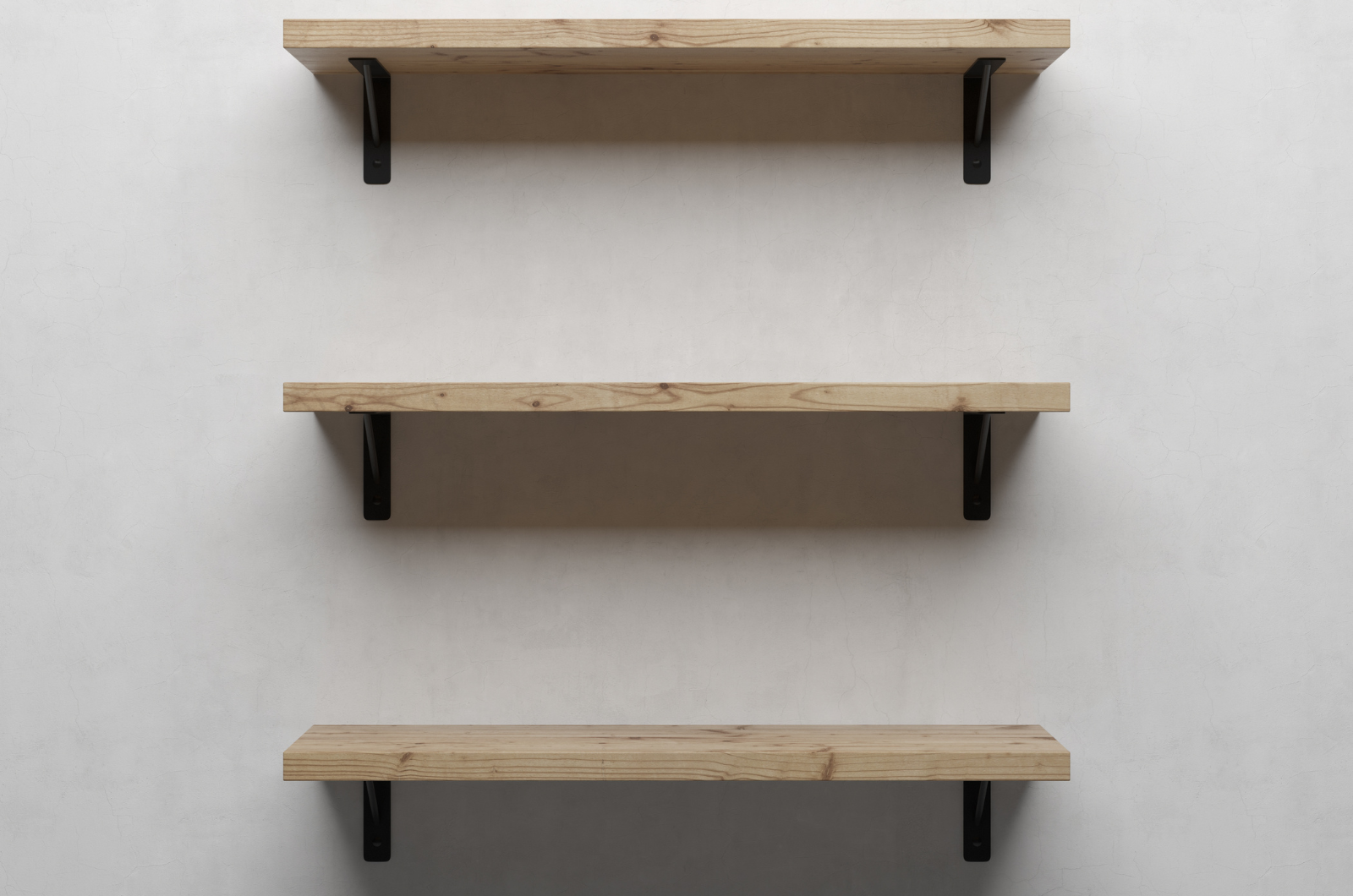 Etagère de cuisine alignés